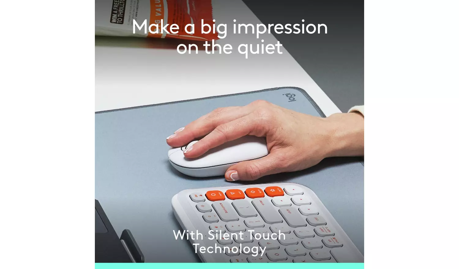 Logitech POP Wireless Mouse - Off White