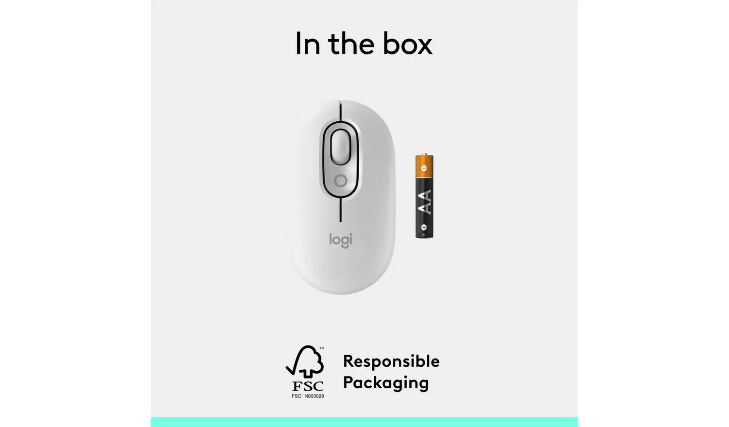 Logitech POP Wireless Mouse - Off White