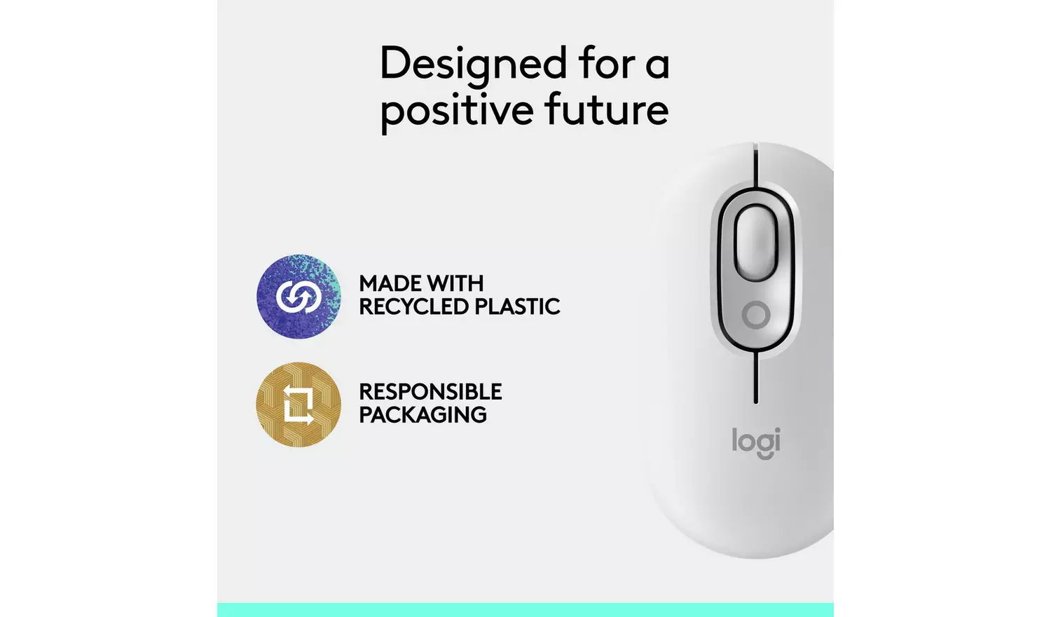 Logitech POP Wireless Mouse - Off White