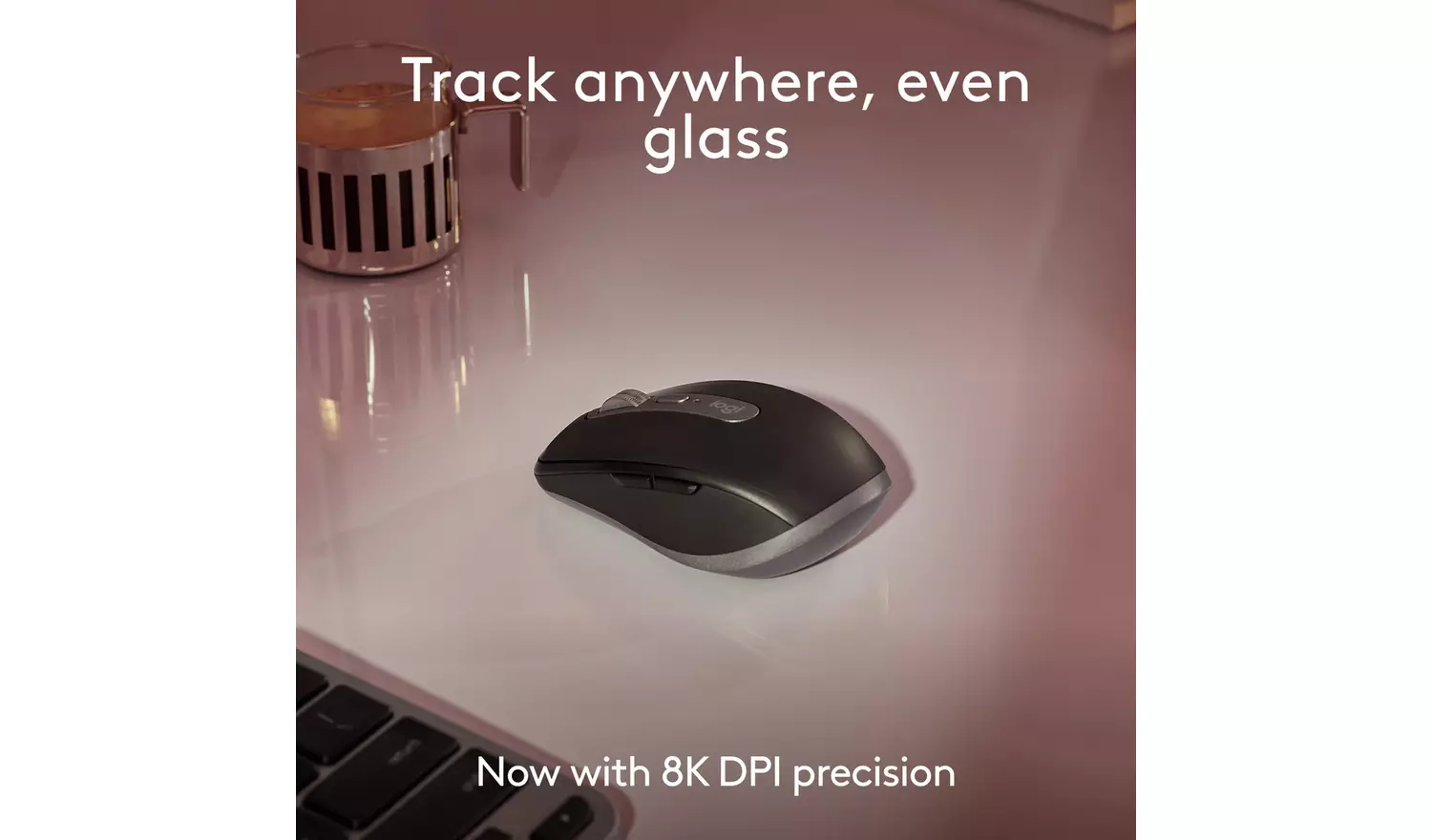 Logitech MX Anywhere 3S Mac Wireless Mouse - Pale Grey