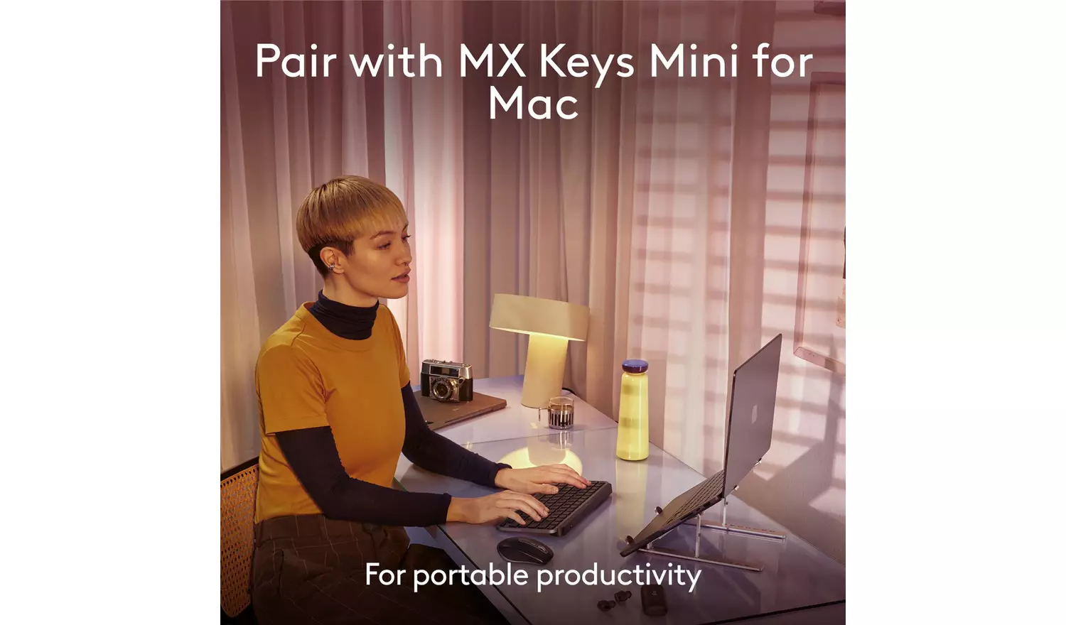 Logitech MX Anywhere 3S Mac Wireless Mouse - Pale Grey