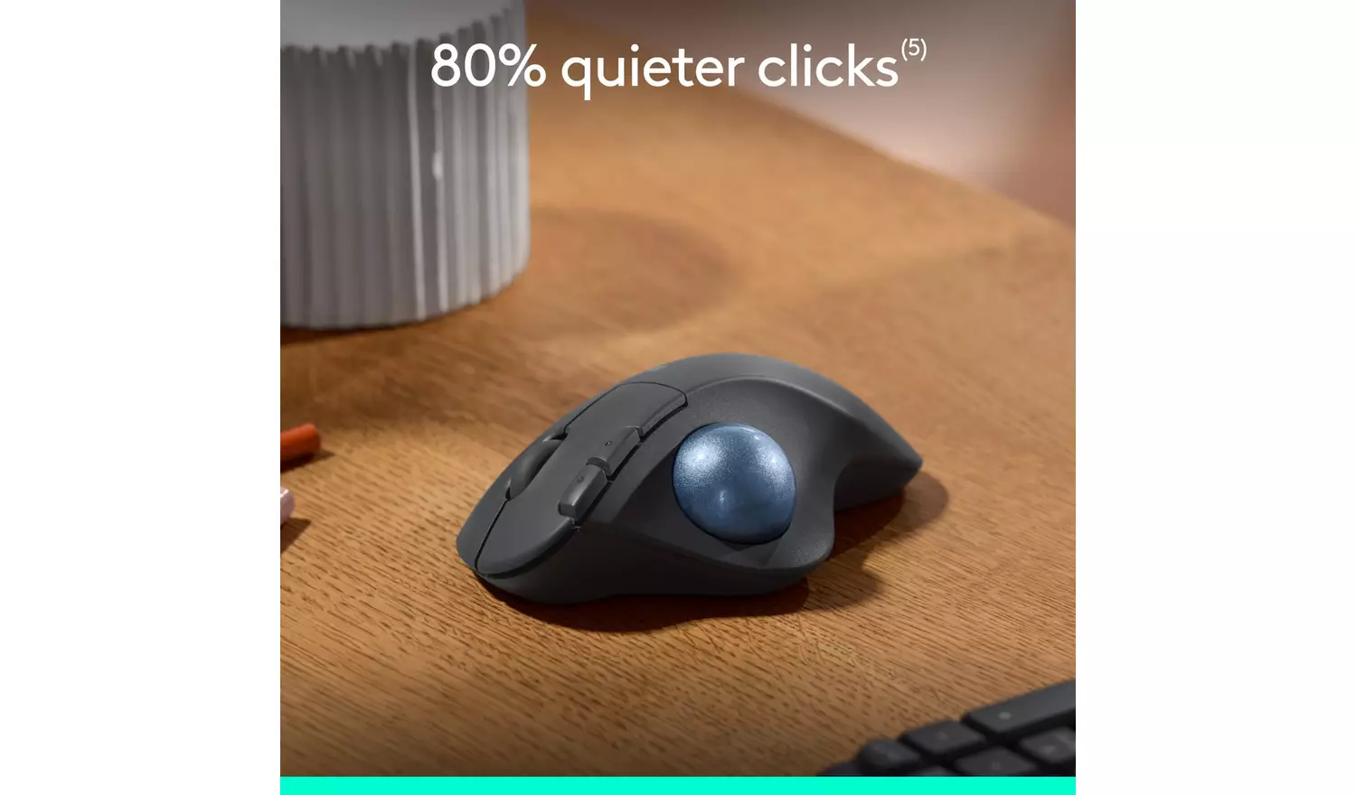 Logitech Ergo M575S Wireless Mouse - Black