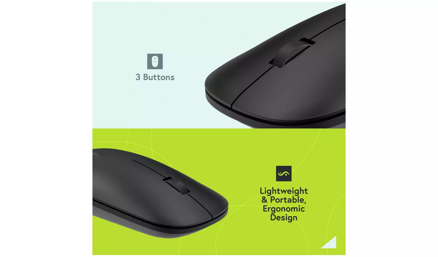 Studio Tech Silent Lightweight Bluetooth Wireless Mouse