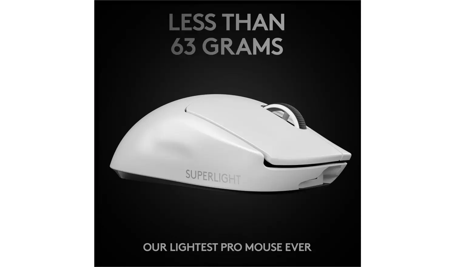 Logitech G Pro X Superlight Wireless Mouse - White