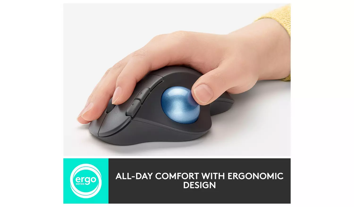 Logitech ERGO M575 Wireless Mouse - Grey