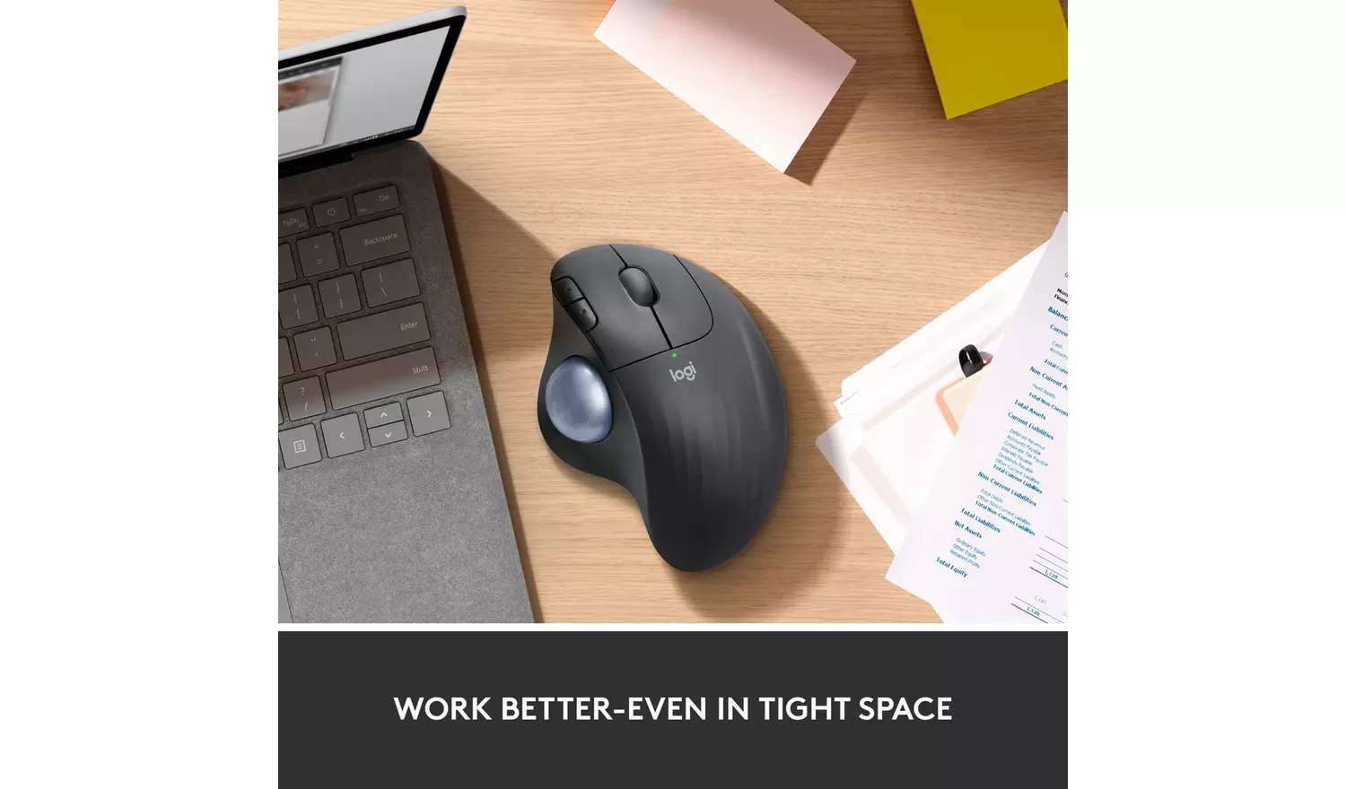 Logitech ERGO M575 Wireless Mouse - Grey