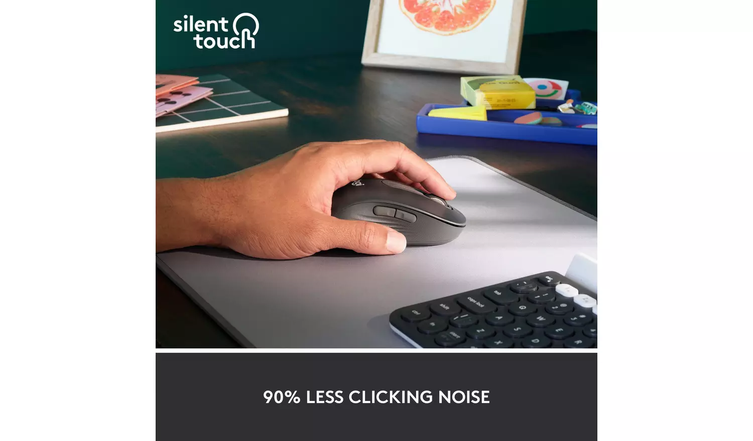 Logitech M650 Left Handed Wireless Mouse - Black