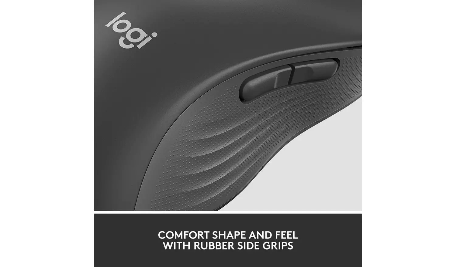 Logitech M650 Left Handed Wireless Mouse - Black