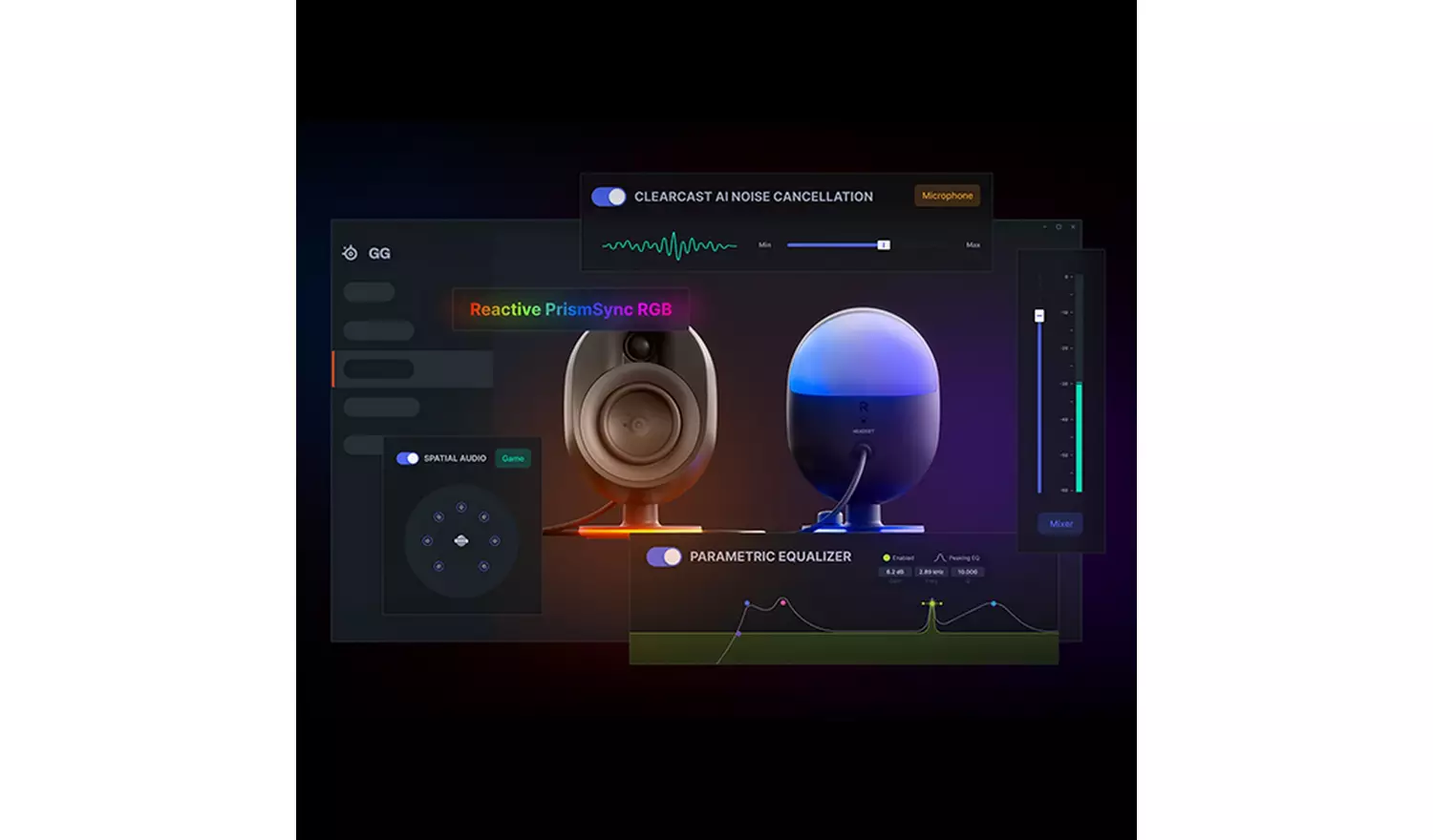 SteelSeries ARENA 7 Speaker - Black
