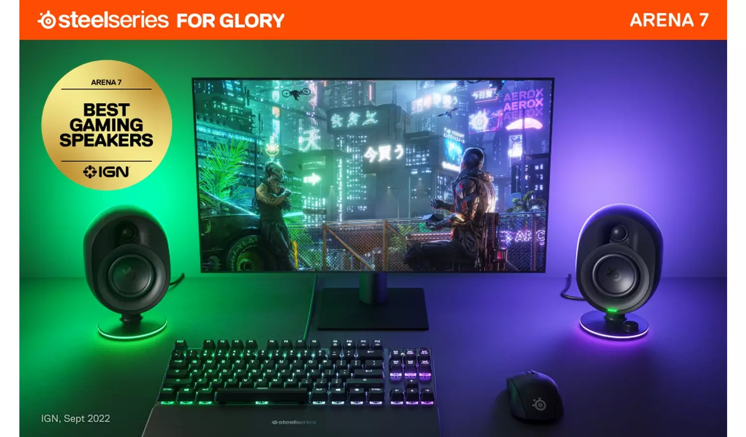 SteelSeries ARENA 7 Speaker - Black