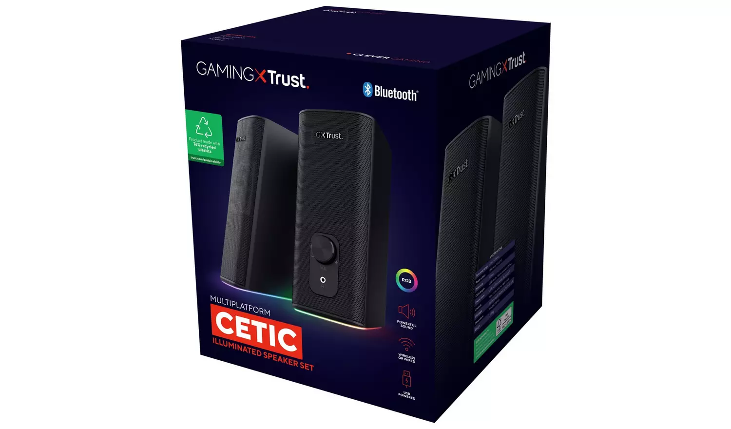 Trust Cetic GXT612 BT PC Speaker Set - Black