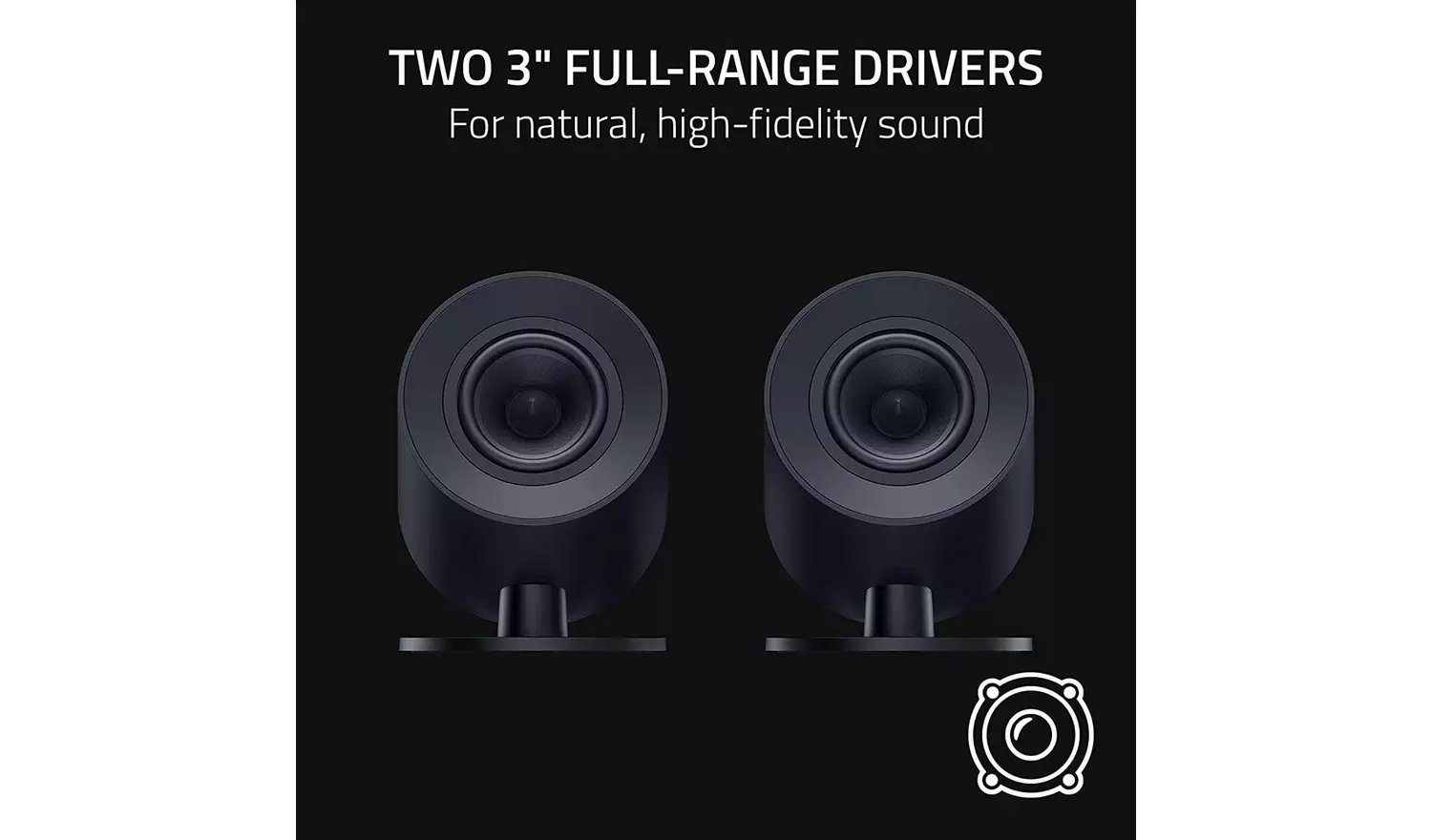 Razer Nommo V2 X PC Speaker Set - Black