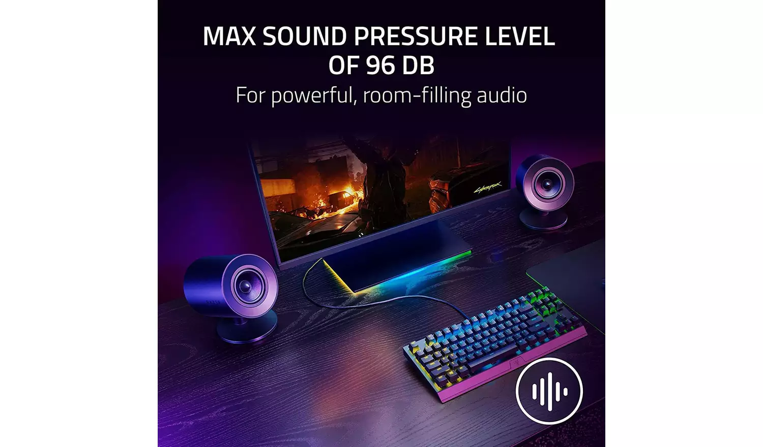 Razer Nommo V2 X PC Speaker Set - Black