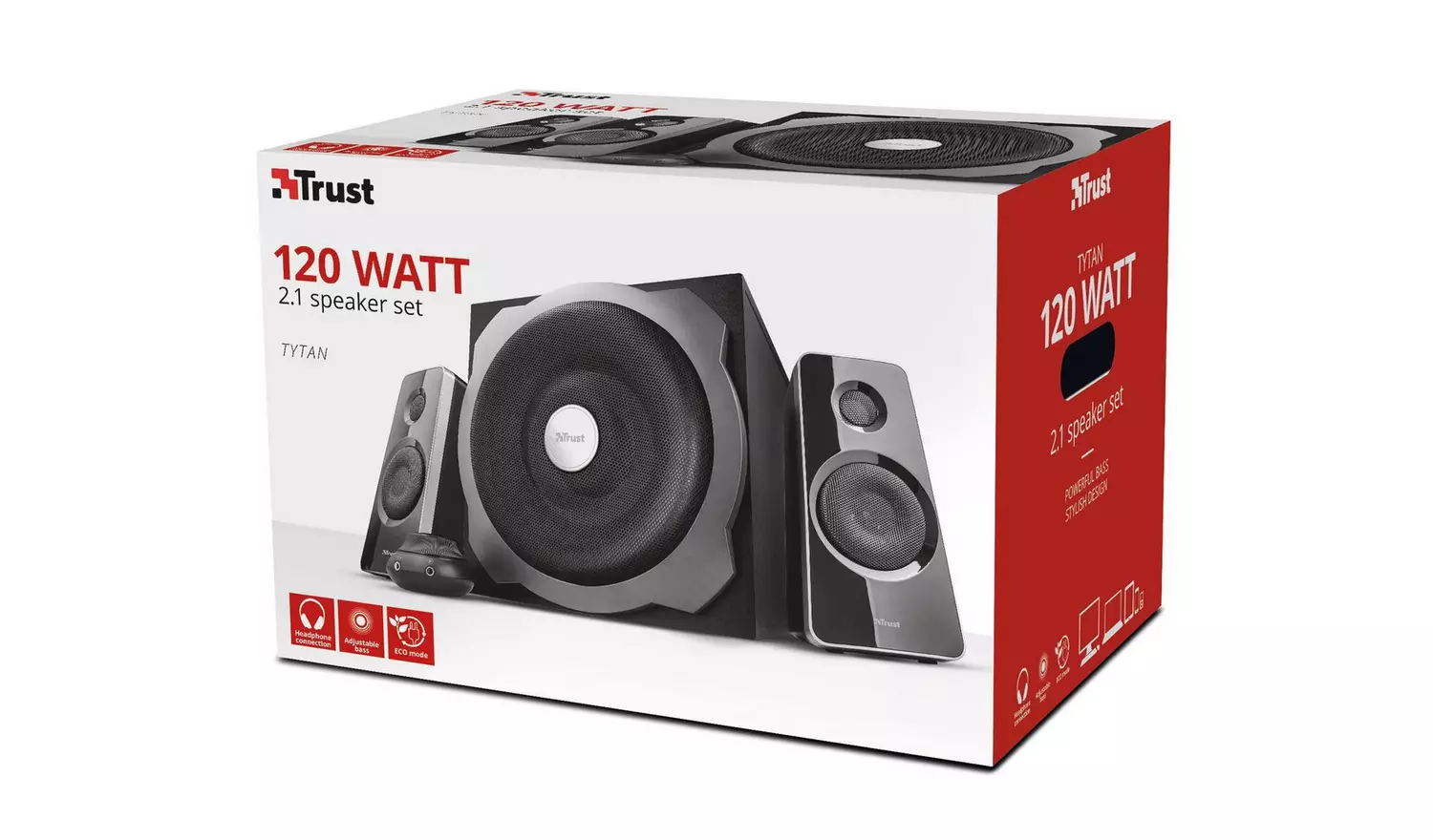 Trust Tytan 2.1 PC Speaker Set - Black