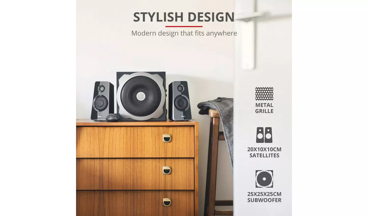 Trust Tytan 2.1 PC Speaker Set - Black