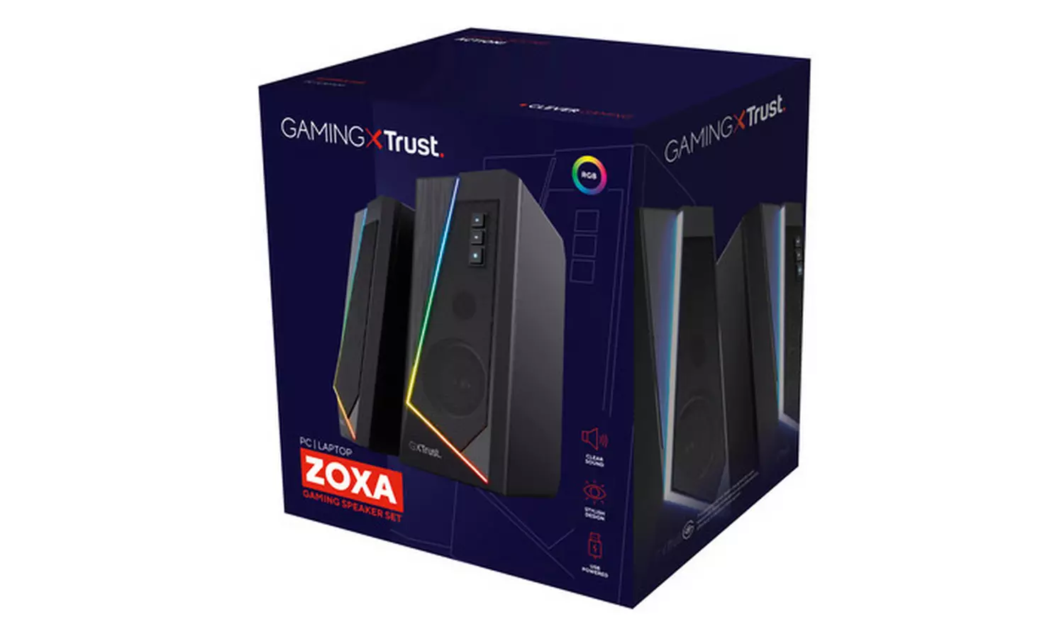 Trust Zoxa GXT609 PC Speaker Set - Black