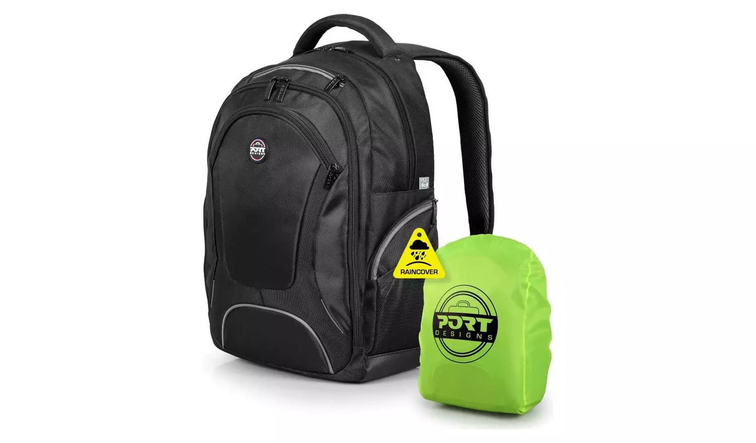 Port Designs Courchevel 15.6 Inch Laptop Backpack - Black