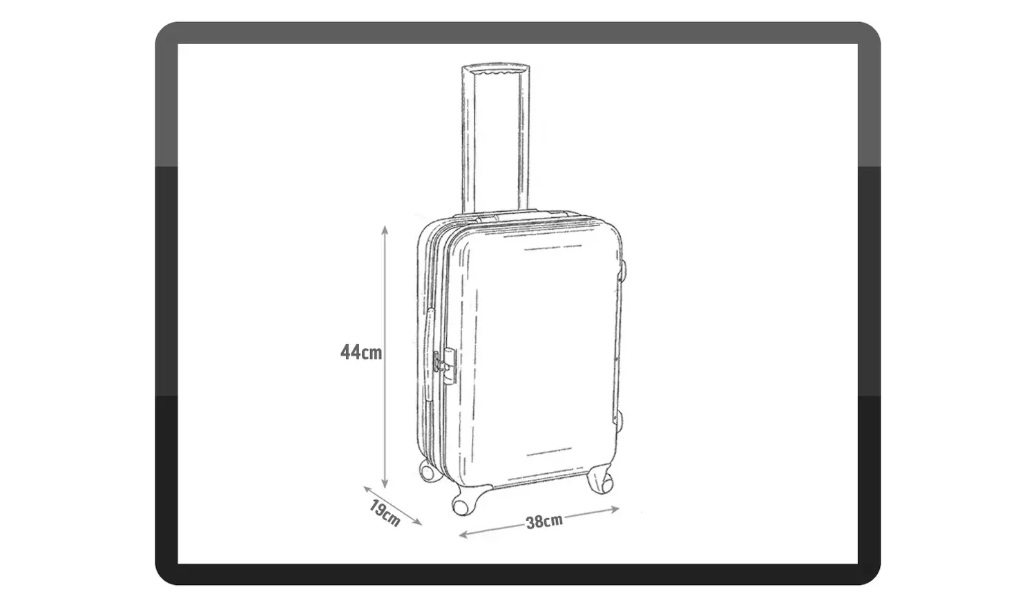 it Luggage 2 Wheel Soft Business Suitcase - Black