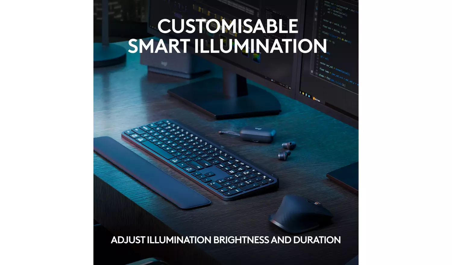 Logitech MX Keys S Wireless Keyboard - Black