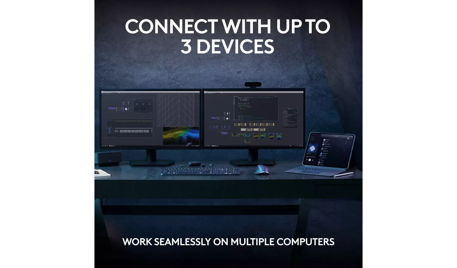 Logitech MX Keys S Wireless Keyboard - Black