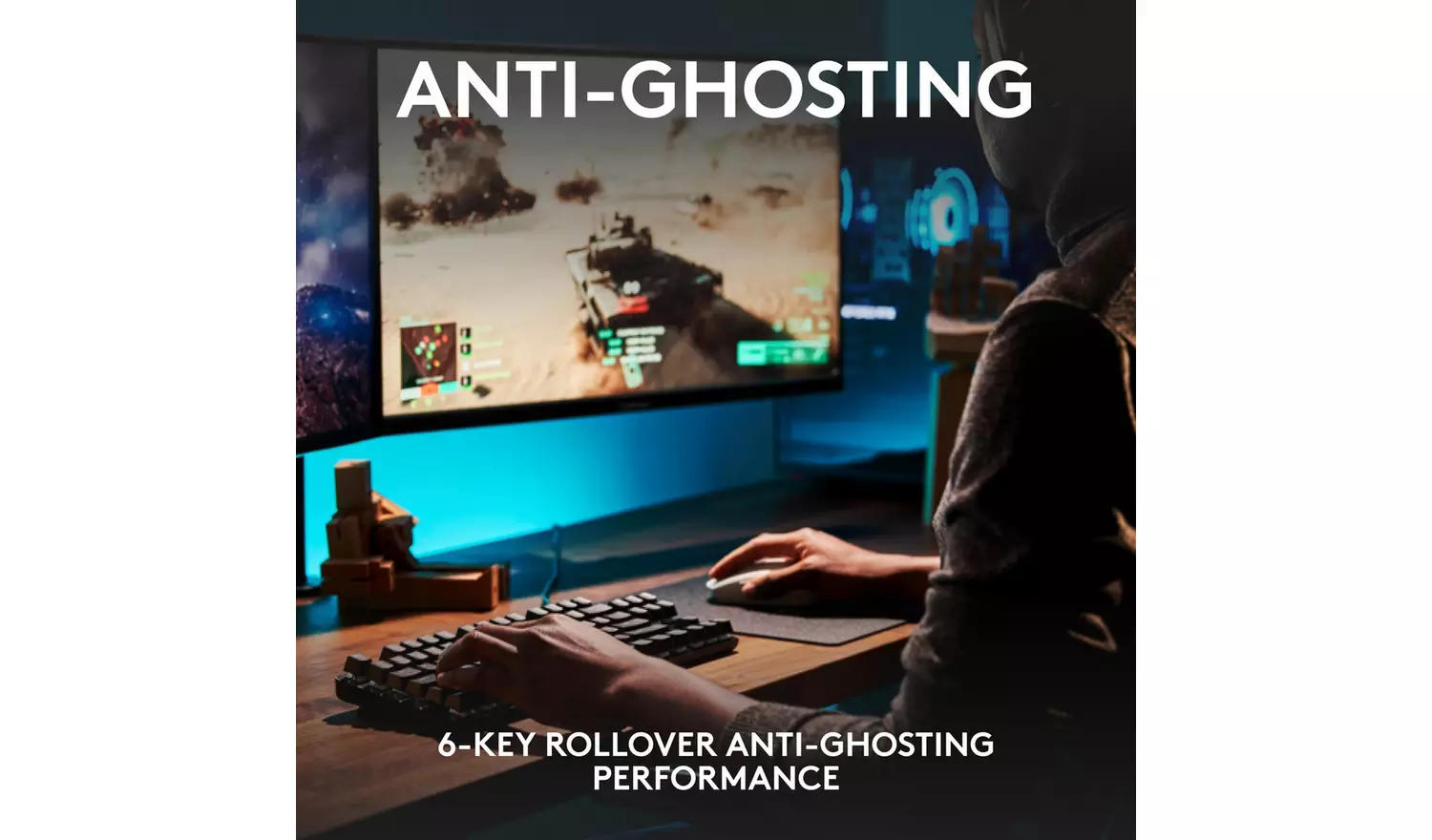 Logitech G413 SE Wired Gaming Keyboard - Black