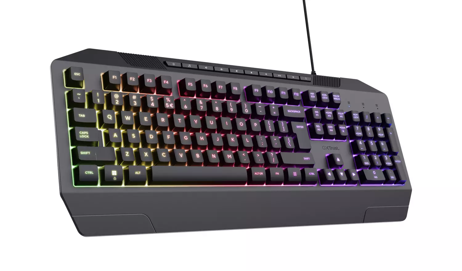 Trust GXT836 Evocx Gaming Keyboard - Black