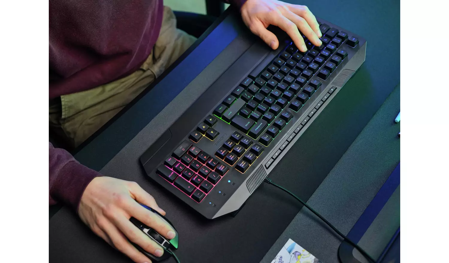 Trust GXT836 Evocx Gaming Keyboard - Black