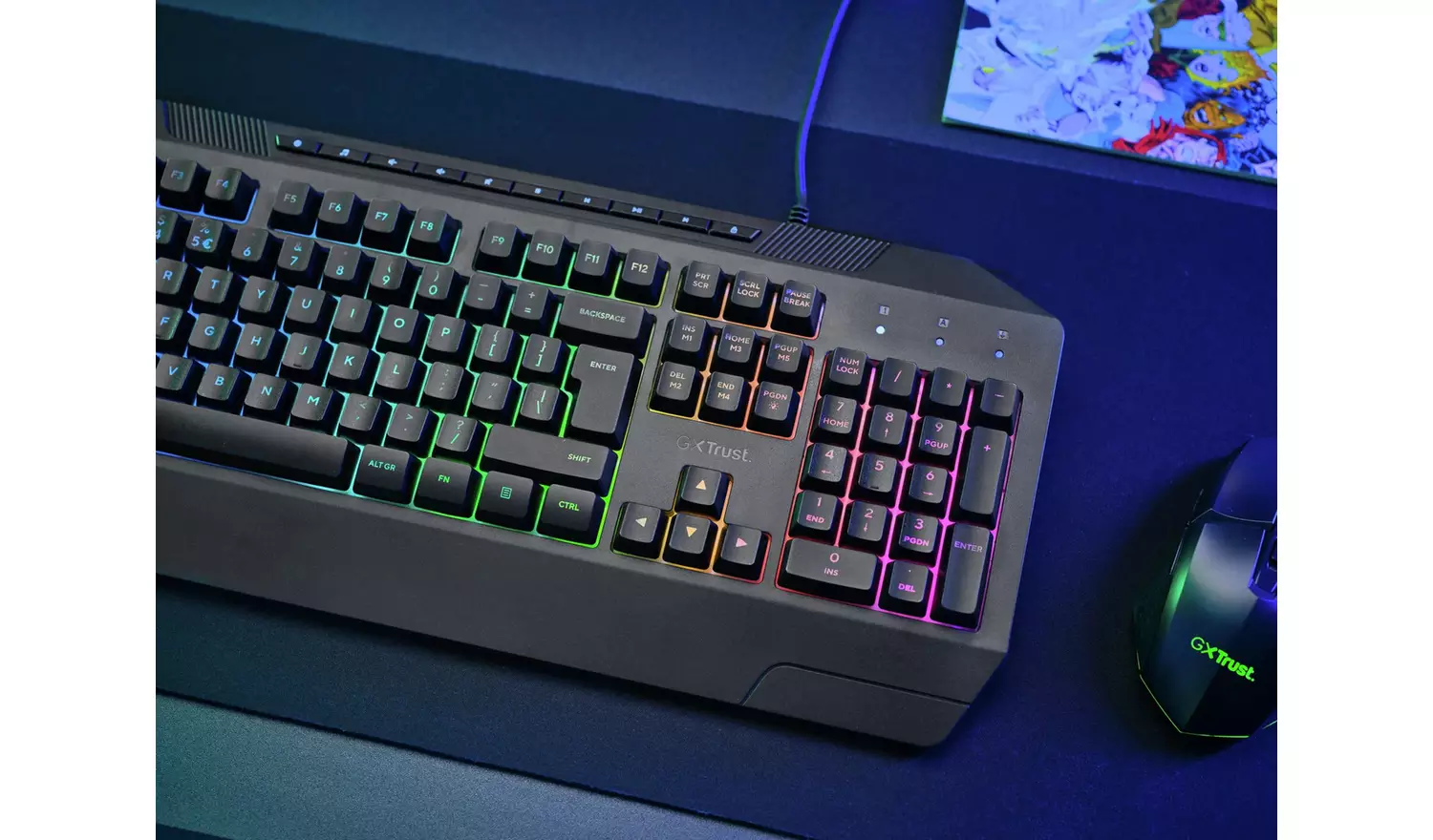 Trust GXT836 Evocx Gaming Keyboard - Black