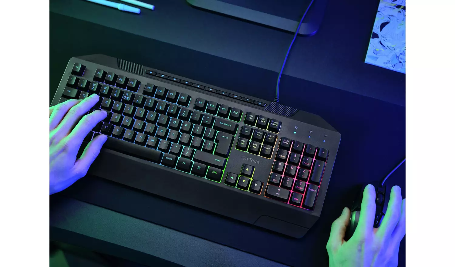 Trust GXT836 Evocx Gaming Keyboard - Black