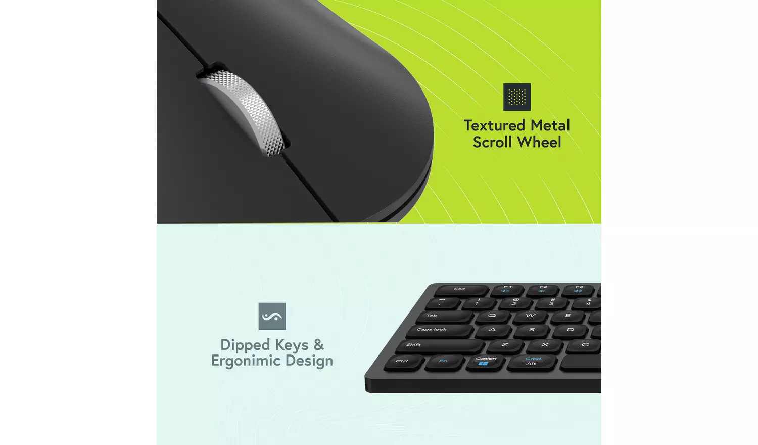 Styletech MK650 Wireless Mouse and Keyboard