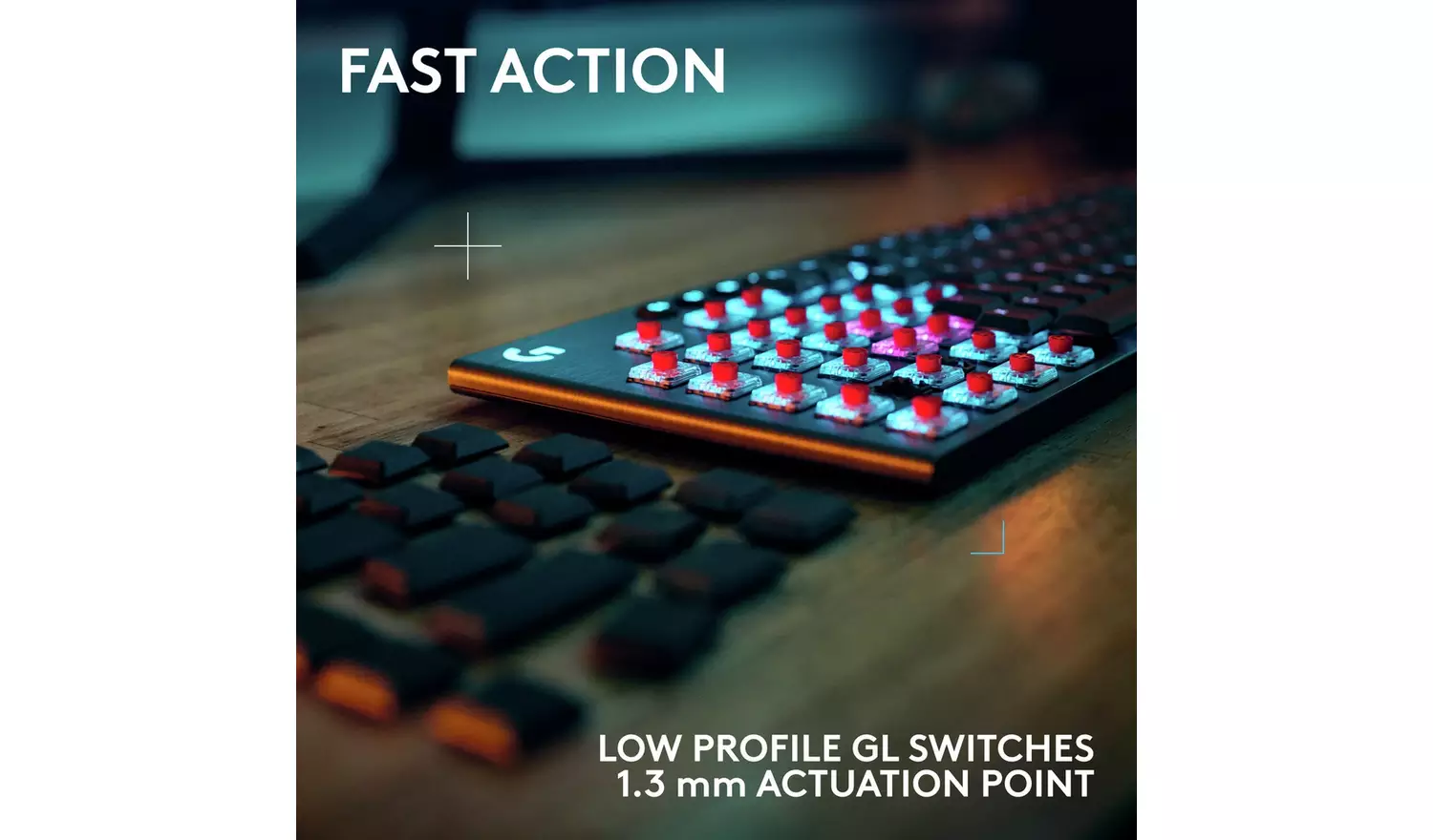 Logitech G915 X Lightspeed Wireless Gaming Keyboard - Black