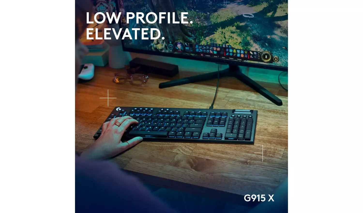 Logitech G915 X Wired Gaming Keyboard - Black