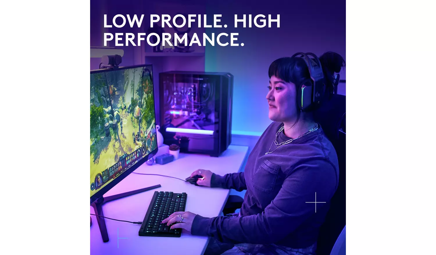 Logitech G515 Lightspeed TKL Wired Keyboard - Black