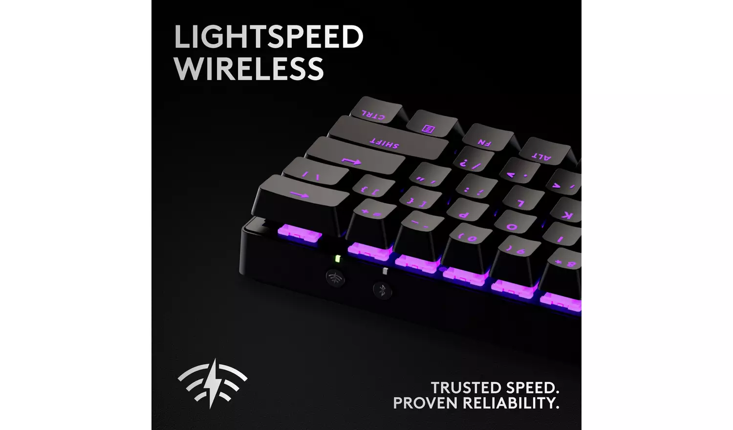 Logitech Pro X 60 Lightspeed Wireless Keyboard - Black