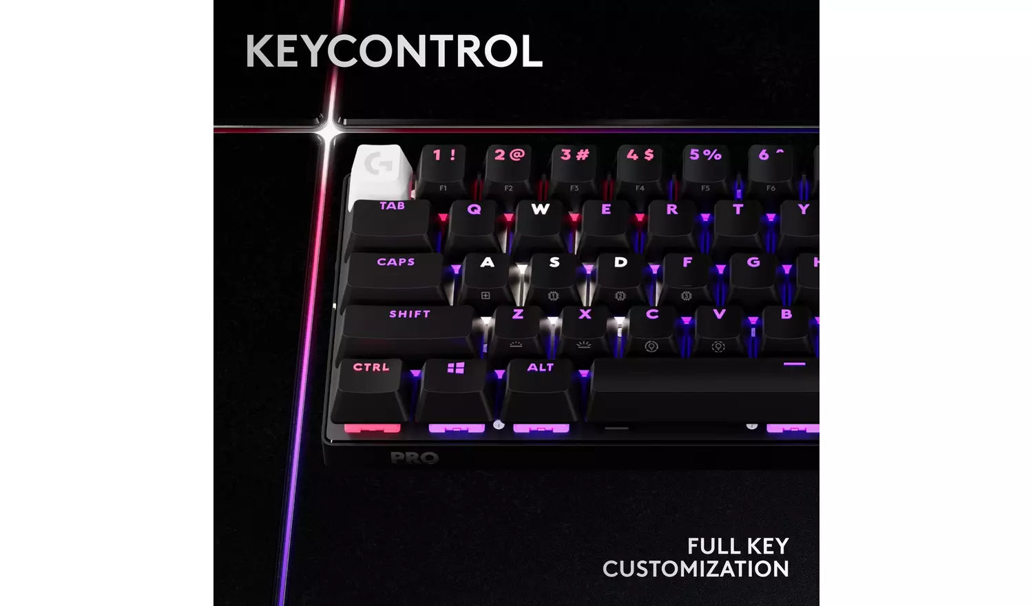 Logitech Pro X 60 Lightspeed Wireless Keyboard - Black