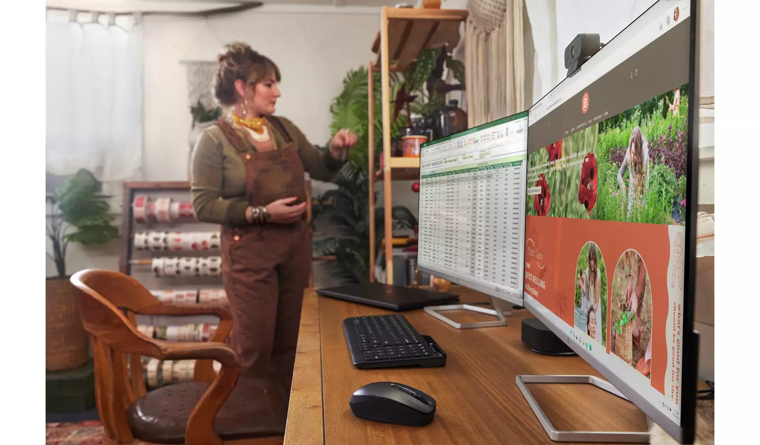 HP 460 Multi-Device Wireless Bluetooth Keyboard - Black