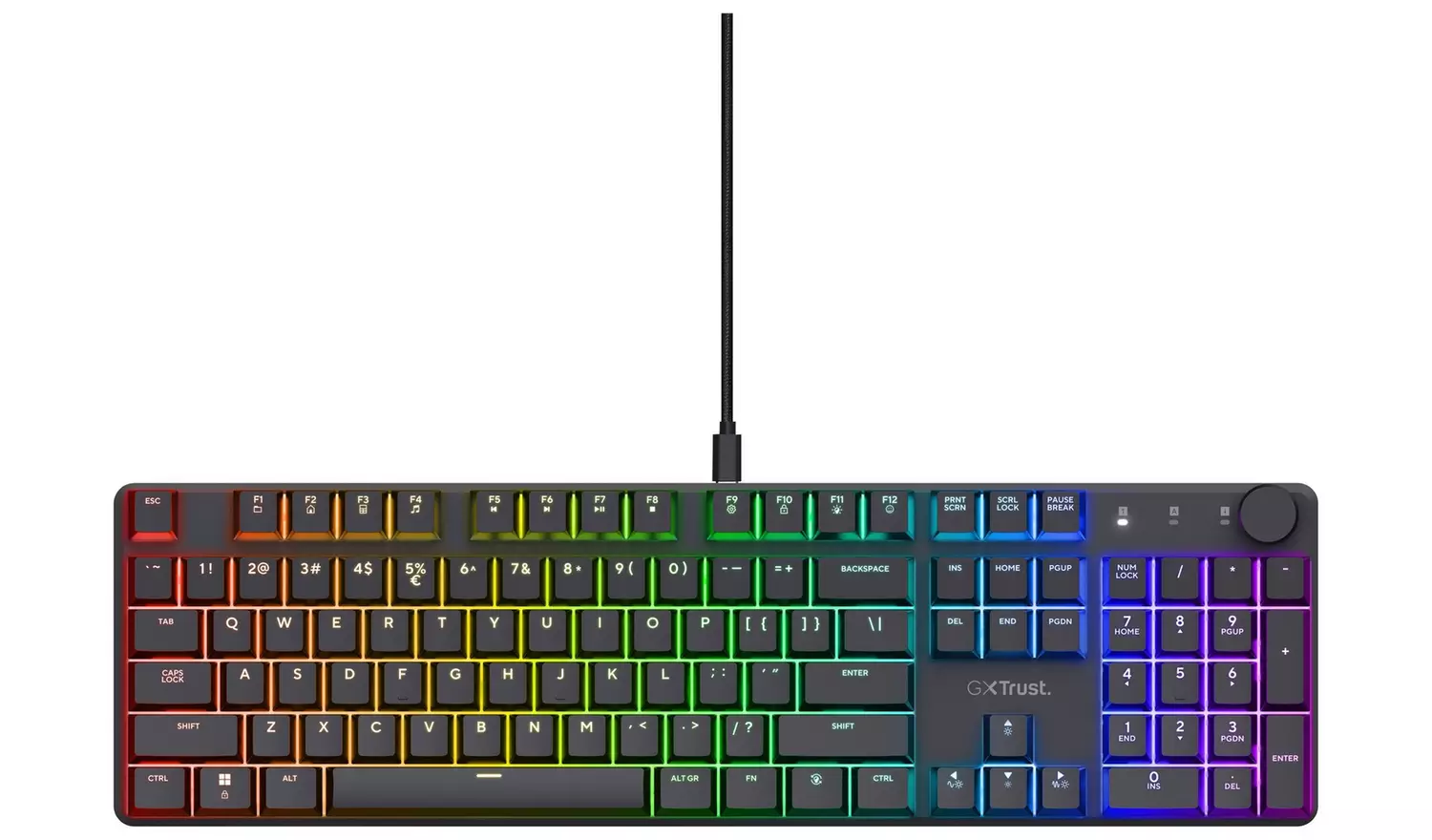 Trust GXT 866 Torix Mechanical Wired Gaming Keyboard - Black