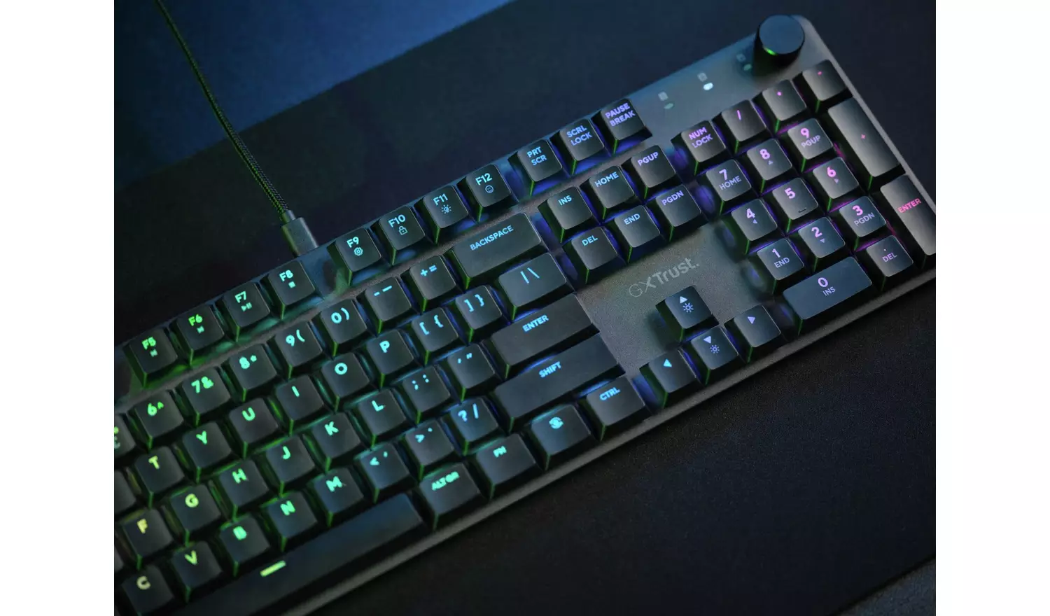 Trust GXT 866 Torix Mechanical Wired Gaming Keyboard - Black