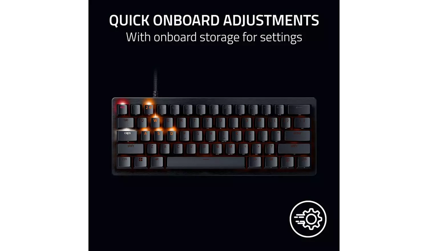 Razer Huntsman V3 Pro Mini Gaming Keyboard - Black