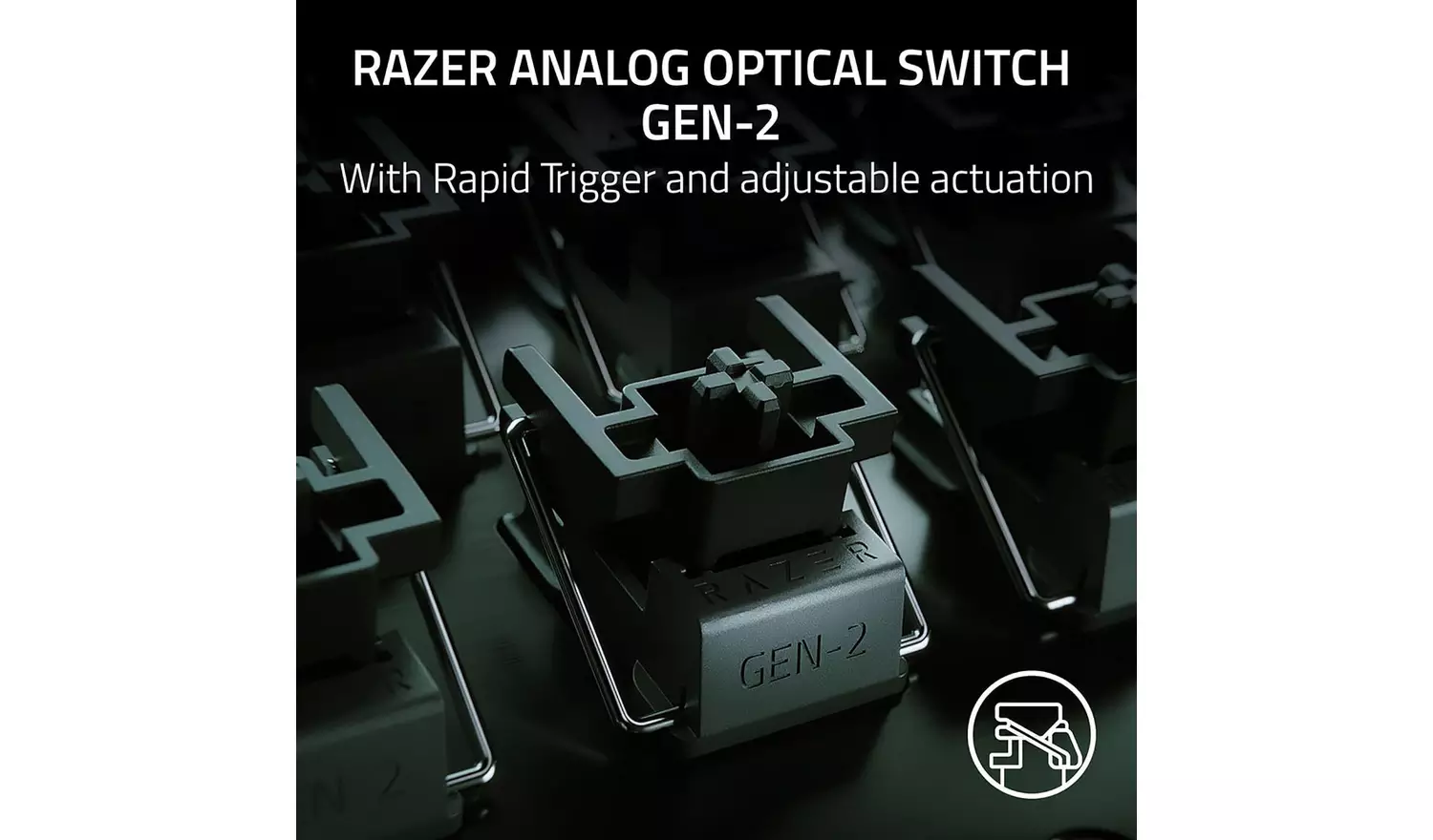 Razer Huntsman V3 Pro Mini Gaming Keyboard - Black