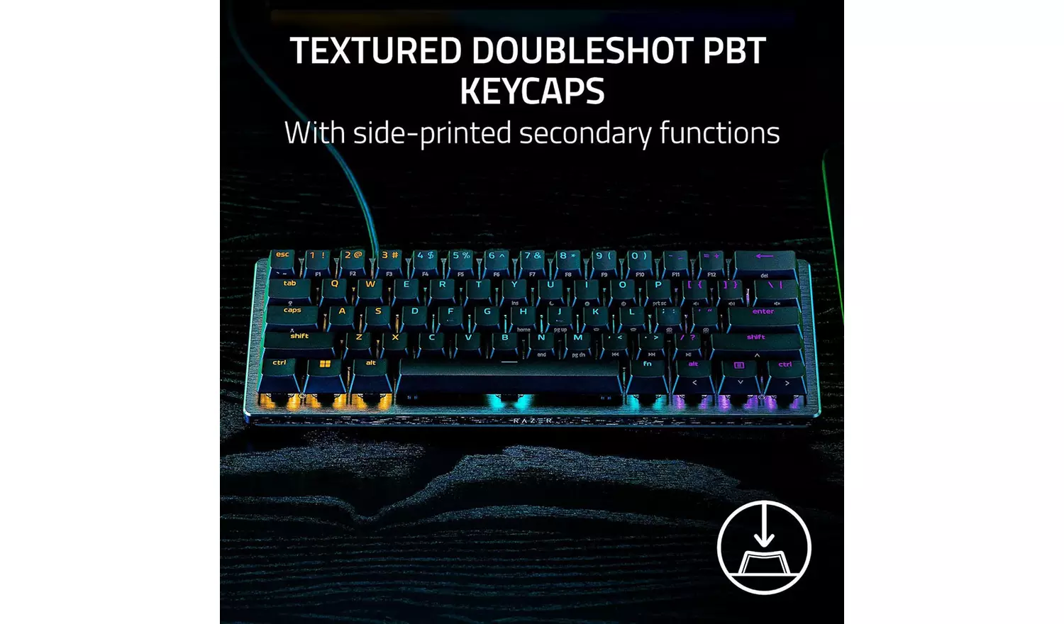 Razer Huntsman V3 Pro Mini Gaming Keyboard - Black