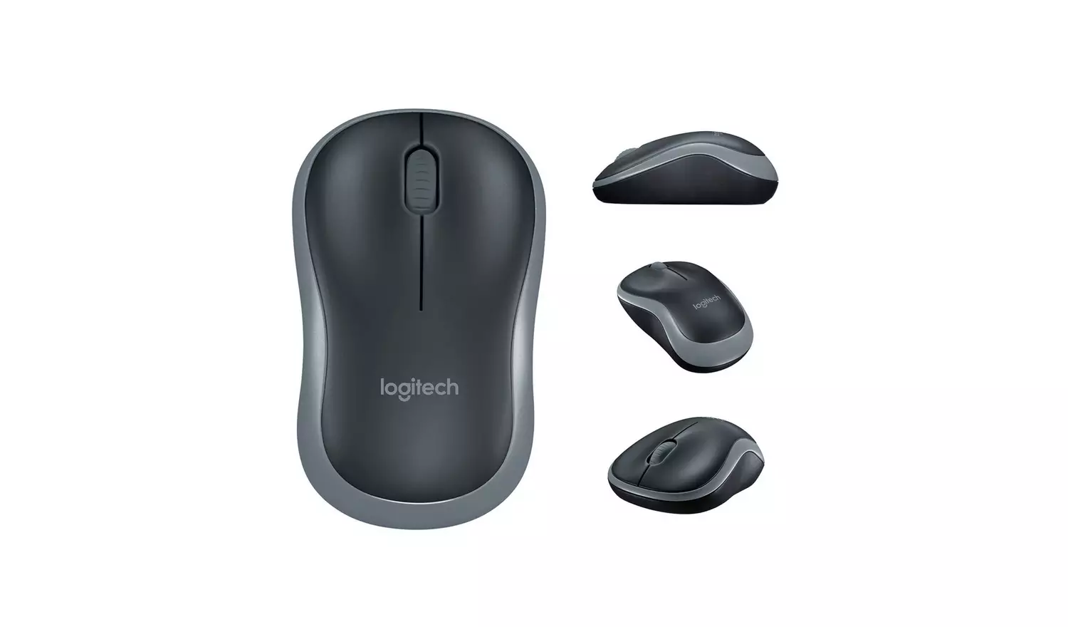 Logitech MK330 Wireless Mouse and Keyboard - Black