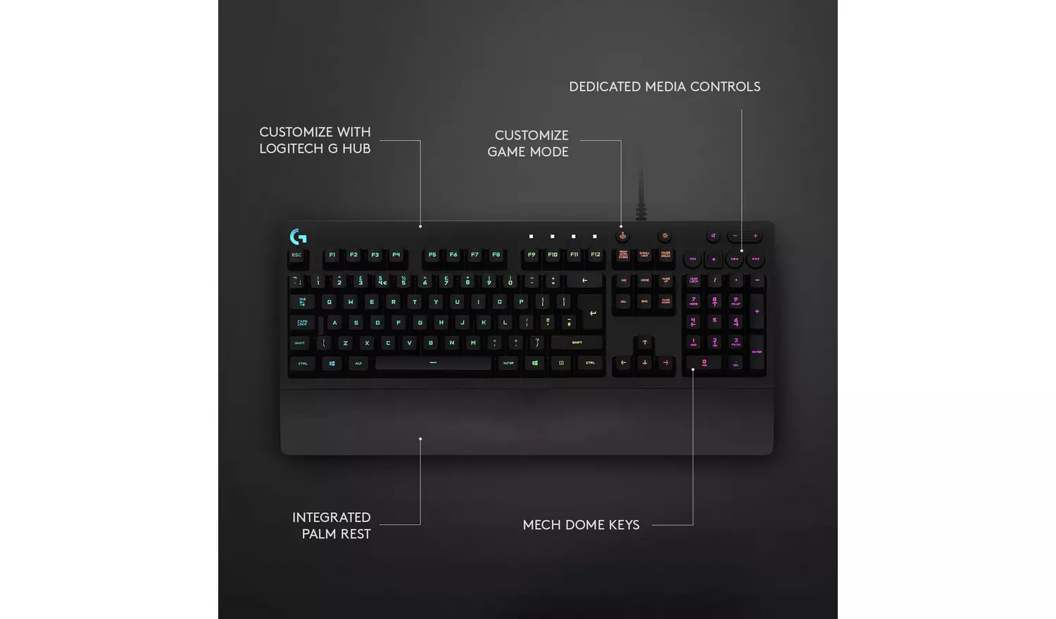 Logitech G213 Prodigy Gaming Keyboard