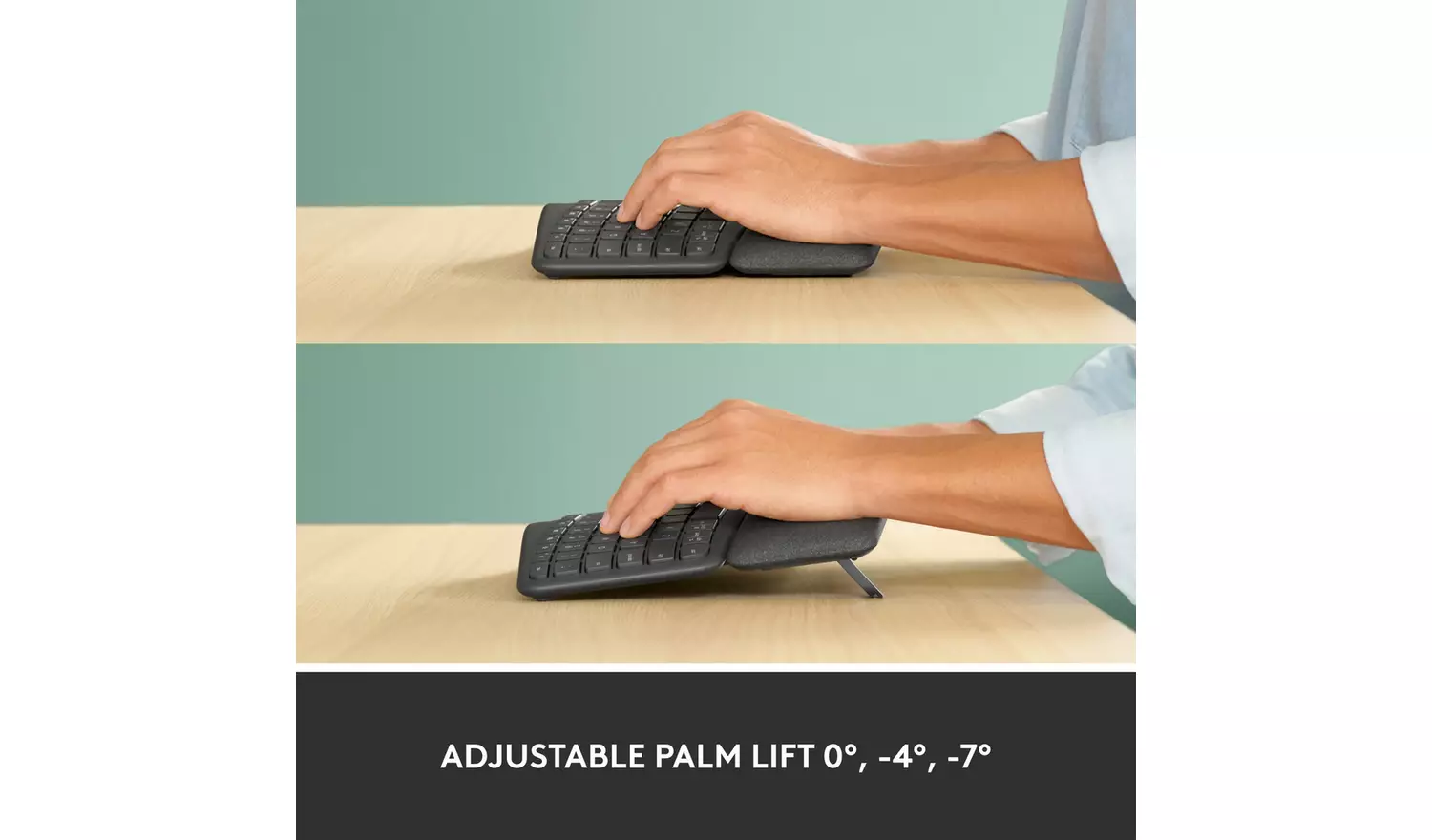 Logitech ERGO K860 Wireless Ergonomic Keyboard - Grey