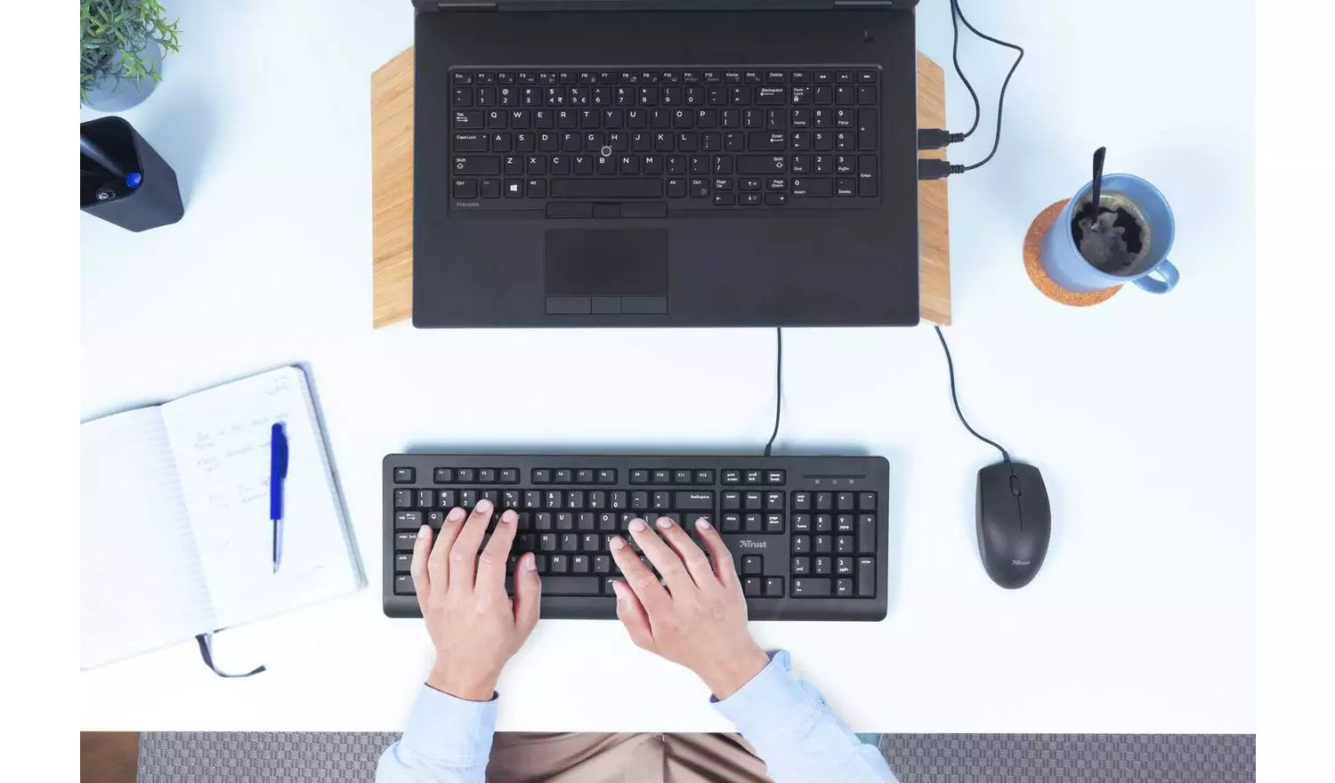 Trust Primo Wired Keyboard and Mouse Deskset