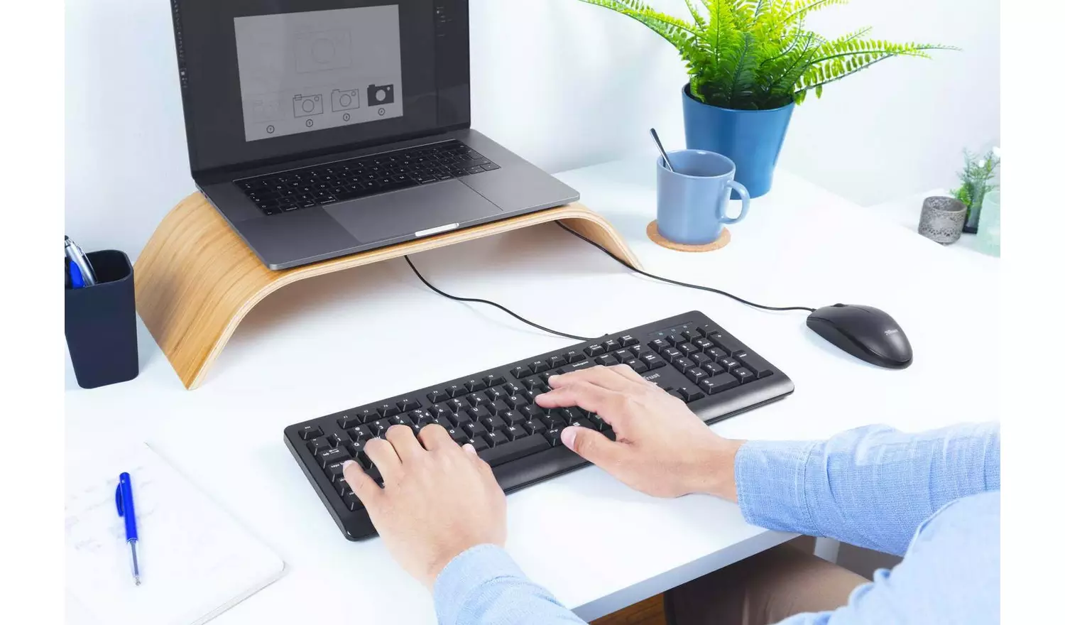 Trust Primo Wired Keyboard and Mouse Deskset