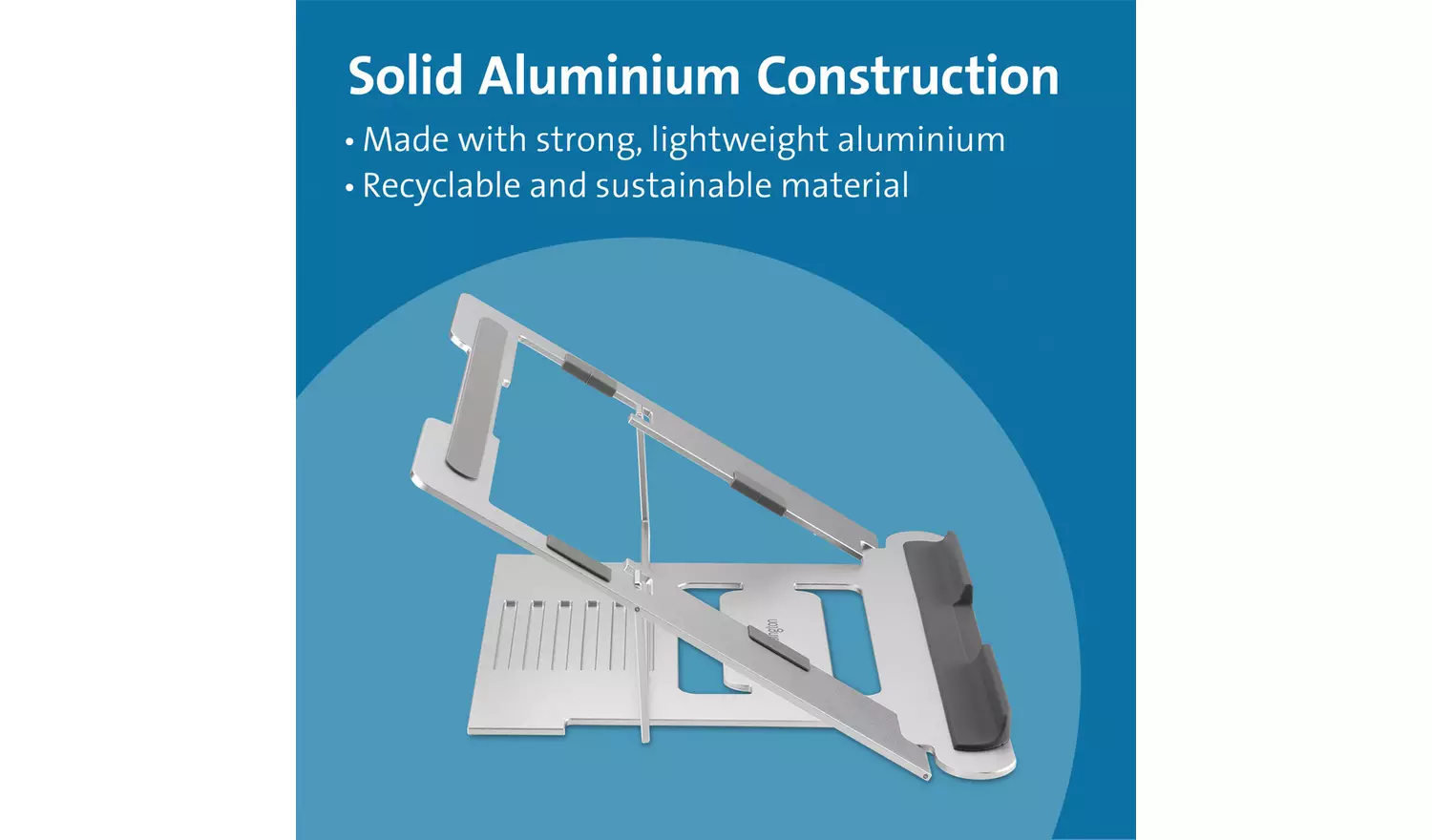 Kensington Aluminium Laptop Riser - Silver