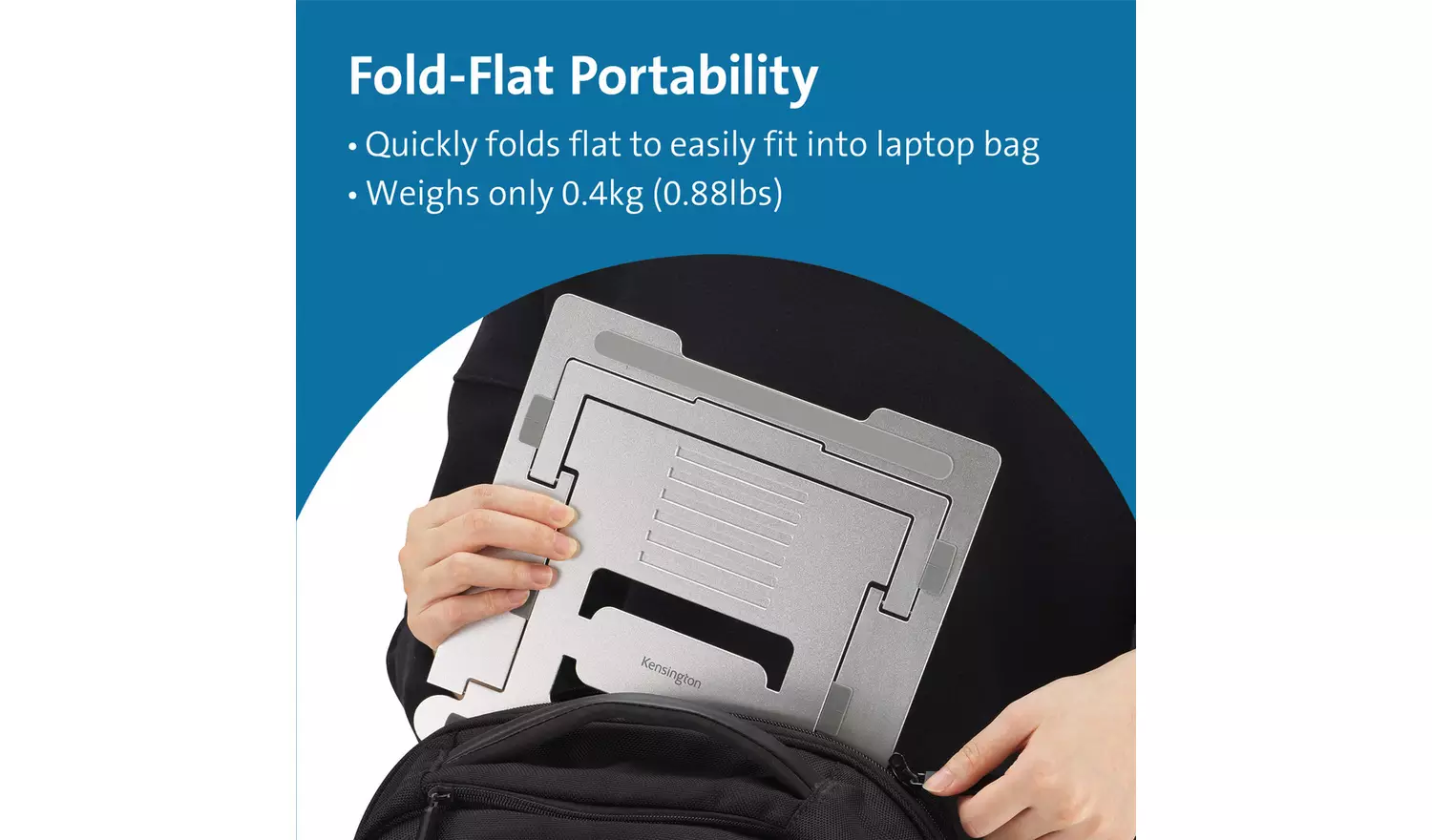 Kensington Aluminium Laptop Riser - Silver