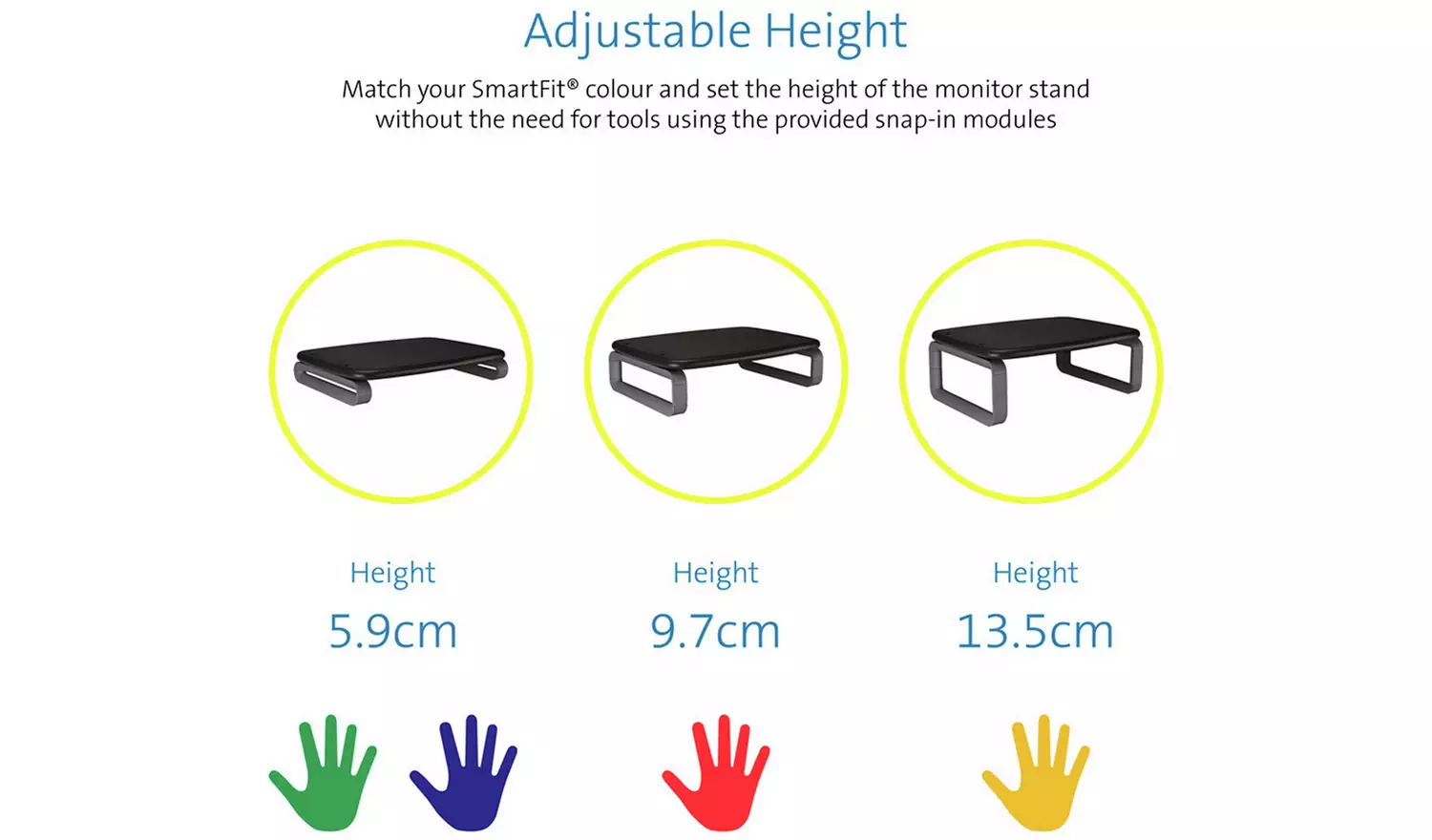 Kensington SmartFit Monitor Stand Plus - Black