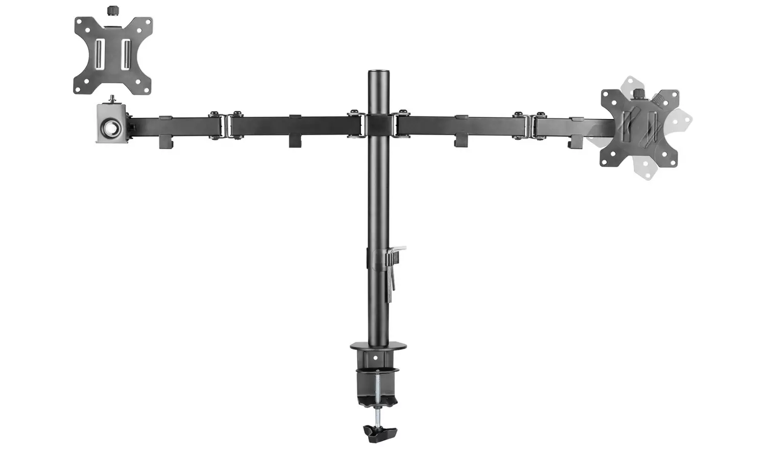 ProperAV Dual Swing Arm Desk PC Monitor Mount 17-32 Inch